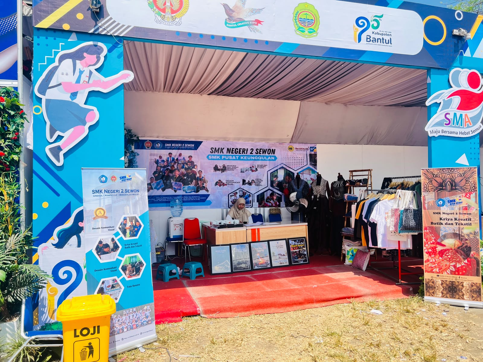SMK Negeri 2 Sewon Tampilkan Karya Kreatif Siswa pada Bantul Creative Expo 2026